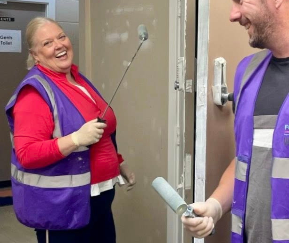 Rotary in Action at Footprints, Clifton 