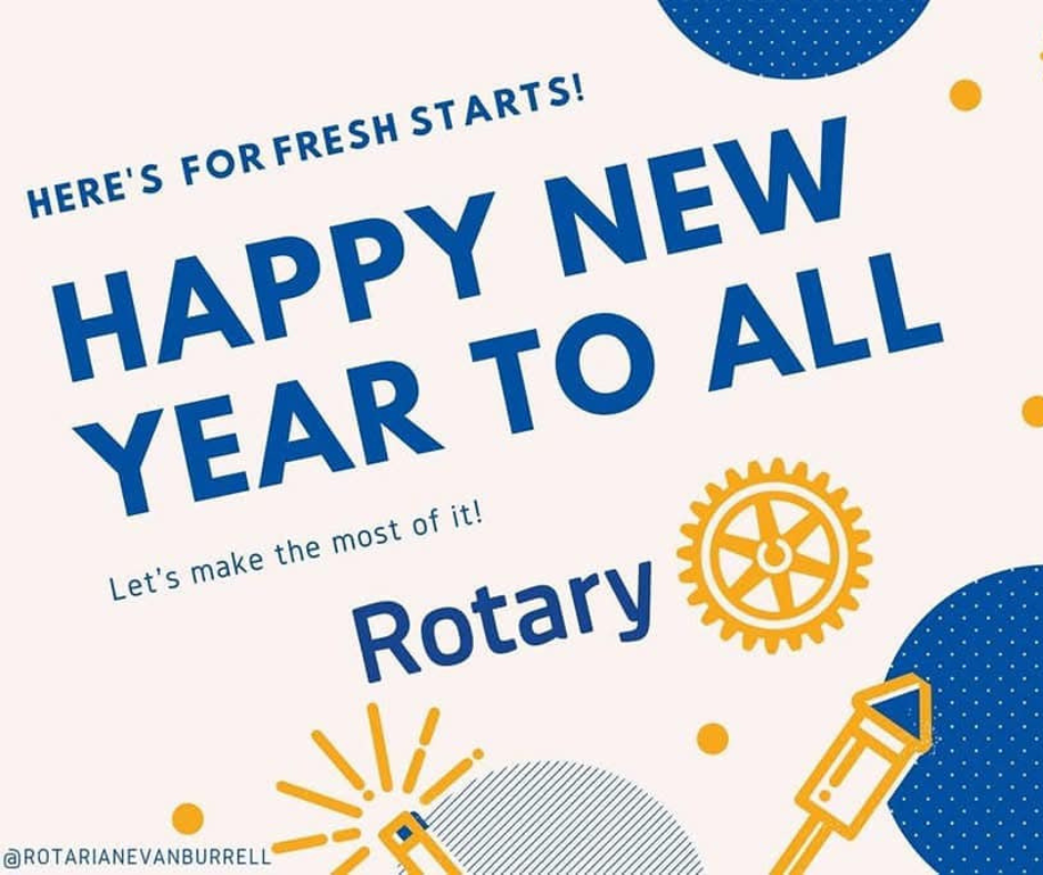 HAPPY NEW YEAR FROM THE ROTARY CLUB OF NOTTINGHAM 