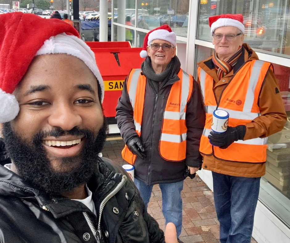 Day Two of Sleigh Collections at Tesco Toton 
